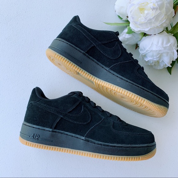 Nike Air Force 1 Prem Black Suede NWT - Picture 4 of 9